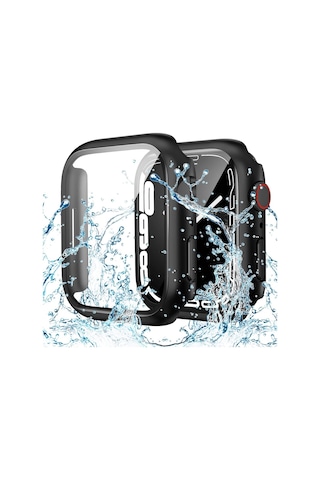 Apple Uyumlu Watch 7 8 9 10 45mm Deniz Havuz İçin Su Geçirmez Ekran Koruyuculu Kasa Koruyucu