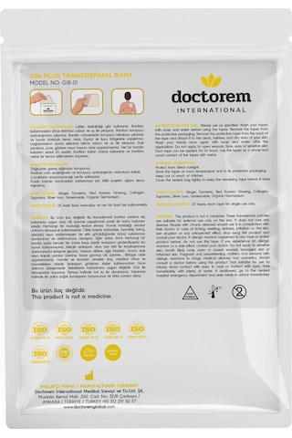 Doctorem International Vita Gın Plus Painless Bandı