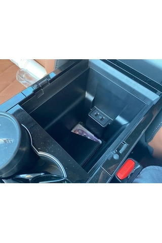 Keçe Kaplı Chery Tiggo 8 Pro Kolçak Içi Düzenleyici Usb Delikli -