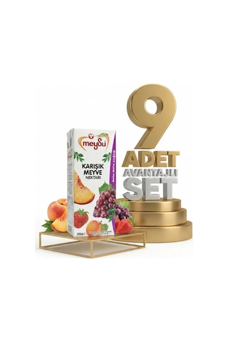 Meysu Nektar Karışık 9x200 Ml