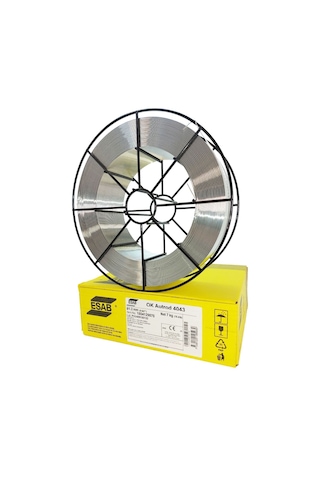 Esab Ok Autrod 4043 1.2 Mm Alüminyum Mıg Kaynak Teli Rb1040075 7 Kg Makara