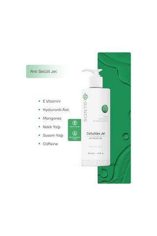 Sante Plus Cellulitex Sıkılaştırıcı ve Yağ Yakıcı Anti Selülit Jel 150 ML