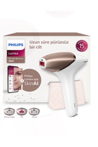 Philips Lumea 9900 Serisi Brı953/01 Ipl Tüy Alma, Skinaı Uygulama,vücut,yüz Ve Bikini,3 Başlık,çanta