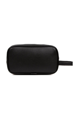 Newish Polo Erkek Deri Portföy Clutch Traş Kozmetik Bakım Ve Günlük El Çantası New174 - Siyah - Antrasit