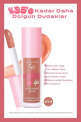 Golden Rose Dolgunlaştırıcı Dudak Parlatıcısı 209