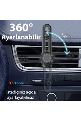 Zhltools B099 Ayarlanabilen Araç Içi Havalandirma Telefon Tutucu Siyah