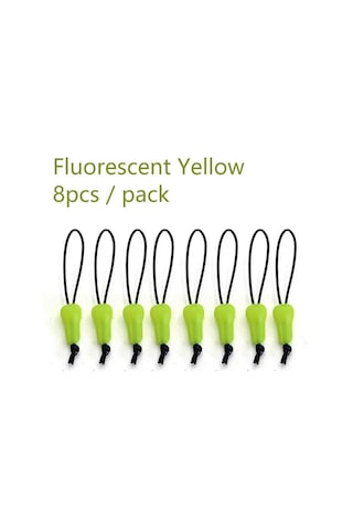 8 Adet Sazan Balıkçılık Aksesuarları Dacron Kutup Konektörü Kibrit Direği Olta Takımı Kuleleri İçin Sazan Yöntemi Besleyici Olta Takımı Fluoresan Sarı