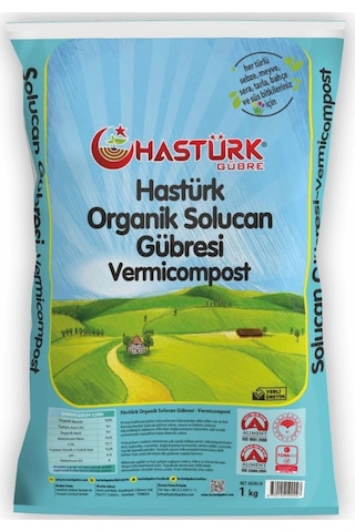 Hastürk Organik Solucan Gübresi 1 Kg. 1 KG Hastürk Organik Solucan Gübresi 1 Kg. 1 KG