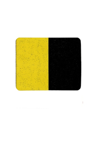 Sarı Siyah Kum Desen Tip Kaymaz Taban Optik Bilgisayar Notebook Mouse Pad Mausepad