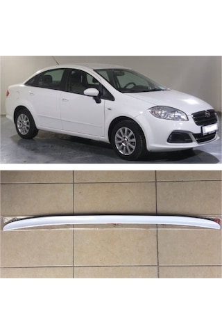 Fiat Linea Bagaj Üstü Spoiler Bagaj Çıtası Parlak Beyaz
