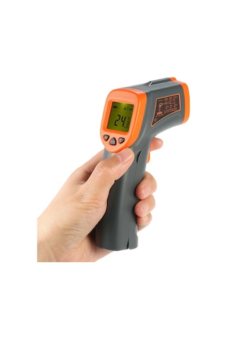 Akıllı Sensör -32 380 Santigrat 12:1 Taşınabilir El Dijital Temassız Ir Kızılötesi Termometre