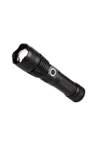 Jeemson "p50 Güçlü Led El Feneri - 600 Lümen, Şarj Edilebilir, Taşınabilir Ve Dayanıklı" Siyah