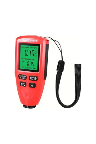 Boatshop1 Goxawee Dijital Kaplama Kalınlık Ölçer Kırmızı Yüksek Hassasiyet Abs Kaymaz Tasarım Boya Metre Profesyonel Teşhis Aracı