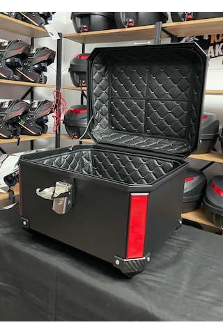 Rexx 45 Litre Motosiklet Arka Çanta Adventure Siyah