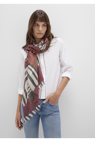 Mavi - Kırmızı Şal 1913439-70456 Kırmızı