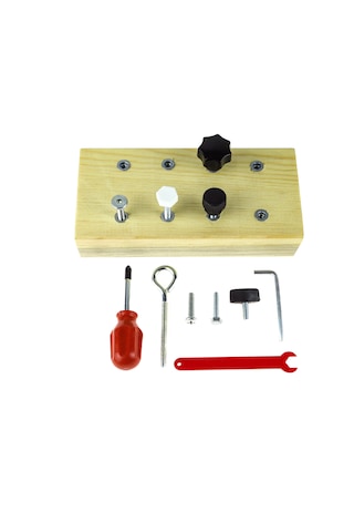 Montessori Ahşap Metal Tamir Seti Eğitici Motor Gelişim Oyuncağı
