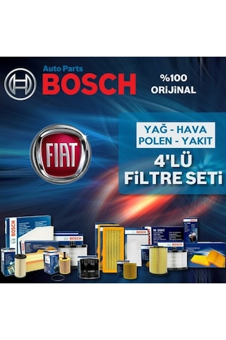 Fiat Linea 1.6 Multijet Bosch Filtre Bakım Seti 2009-2012 (495584788)