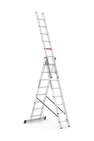 Çağsan TS175 3x8 Basamaklı Triocombi Üç Parçalı Çok Amaçlı Merdiven