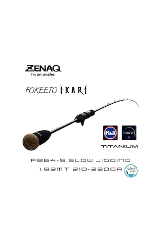 Zenaq Fokeeto Fb64-5 İkari 193Cm 210-280Gr Tetikli Slow Jigging K