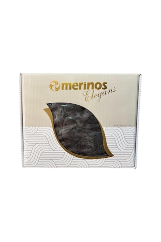 Merinos Tek Kişilik Elegans Embos Kutulu Battaniye 160 X 220 Antrasit