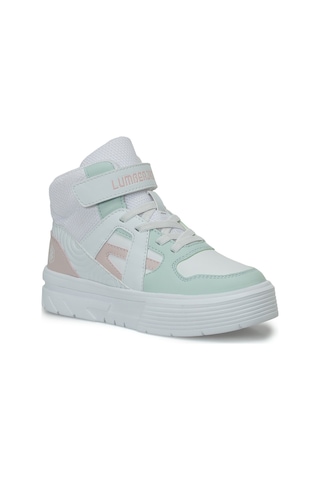 Lumberjack Crusel Hı Beyaz Kız Çocuk High Sneaker 000000000102697249 Beyaz-a Yesıl