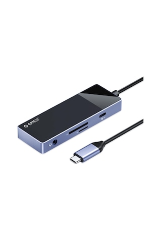 Orıco Type-c Pd100w 4k 30hz Hdmı 3.5mm Jak Sd Tf Kart Okuyucu 3 Usb Portlu Hub Çoklayıcı