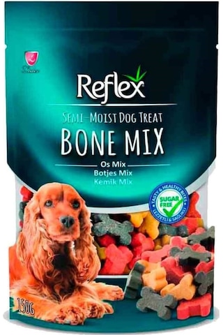 Reflex Semi-Moist Bone Mix Yumuşak Kemik Köpek Ödülü 150 G Reflex Semi-Moist Bone Mix Yumuşak Kemik Köpek Ödülü 150 G