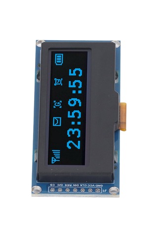 Maiyame 2.23 Inç Oled Ekran Modülü, 128x32 Çözünürlük, Ssd1305 Kontrol, Iıc/spı Arayüz, Düşük Güç Tüketimi