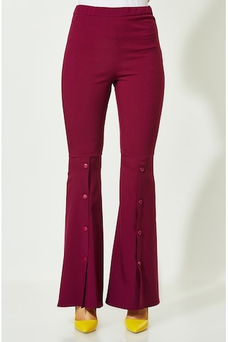 Soralline Kadın Pantalon 1692 Mürdüm Mürdüm