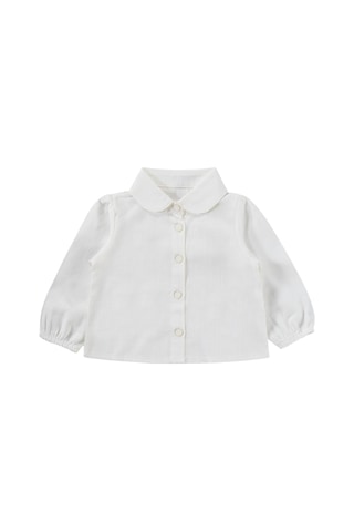 Civil Baby Fiyonklu 6-18 Ay Elbise - Ekru