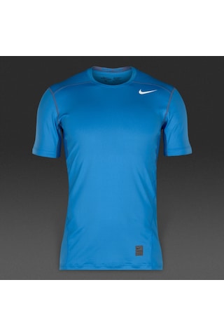 Nike Pro Hypercool Fitted Mavi - Nike Mavi Tişört Body
