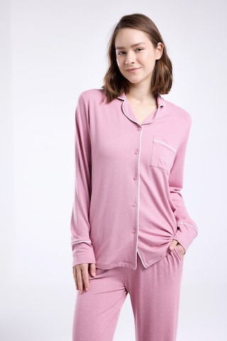 Pierre Cardin Kadın Pembe Gömlek Pijama Pembe