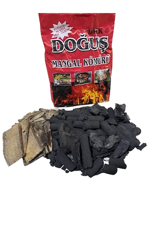 Doğuş Mangal Kömürü 1,5 Kg Çıra Ve Eldiven Hediye
