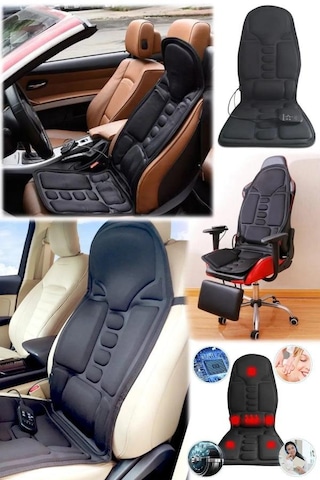 Titreşimli Kumandalı Ofis Ve Araç İçin Koltuk Masaj Minderi Isıtm
