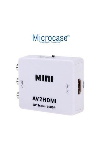 Rca To Hdmı Tos Av Çevirici Dönüştürücü Av2Hdmı - Al2666