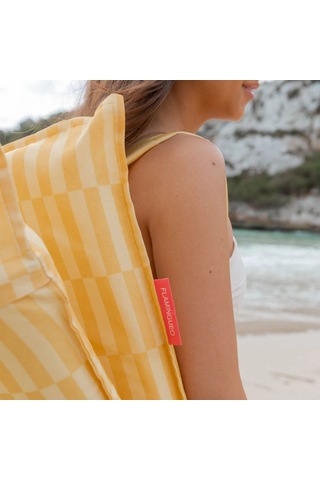 Flamingueo Blake Katlanır 6 Pozisyonlu Plaj Koltuğu Sarı Sarı