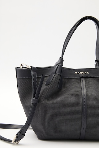Manuka Kanvas Dikiş Detaylı Mini Çanta Lacivert Lacivert