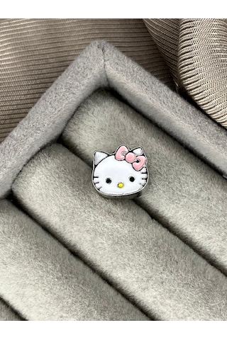 Pembe Fiyonklı Kedi Charm