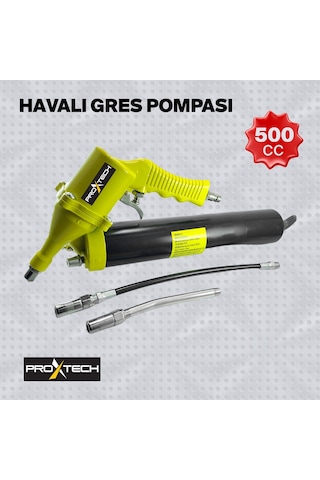 Yüksek Kalite Havalı Gres Yağ Tabancası 500cc  Büyük Boy  Hortum