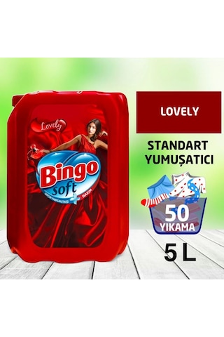 Bingo Soft Lovely Çamaşır Yumuşatıcısı 5 L