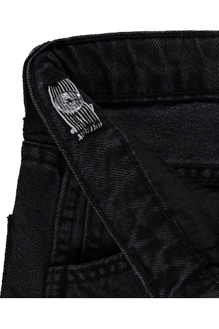Civil Boys Erkek Çocuk Yan Cepli Baggy Kalıp 6-9 Yaş Pantolon Kot - Siyah Siyah