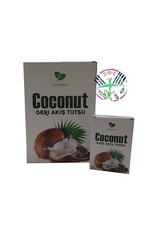 Layansaa Coconut- Hindistan Cevizi Özel Aromalı Geri Akış Backflow Özel Aromalı Tütsü 10 Adet