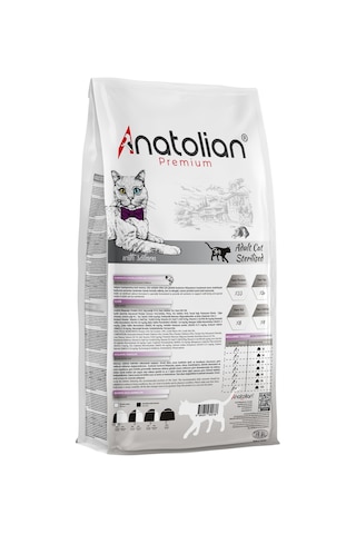 Anatolian Premium Kısırlaştırılmış Somonlu Yetişkin Kedi Maması 2 KG
