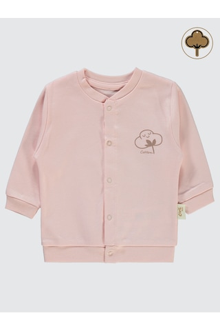 Civil Baby Bebek Organik Hırka 1-12 Ay Pembe Pembe