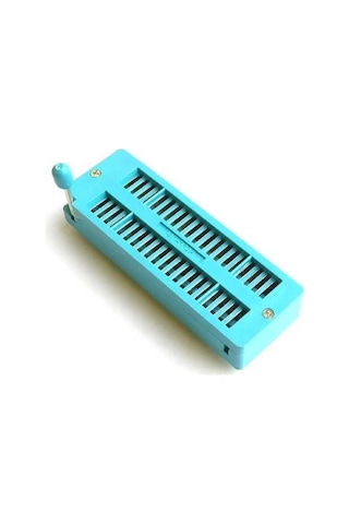 40 Pin Zif Soket Mandallı Kolay Entegre Montaj Aparatı Geliştirme Kartı Altın Kaplama 2.54mm Dıp Zıf