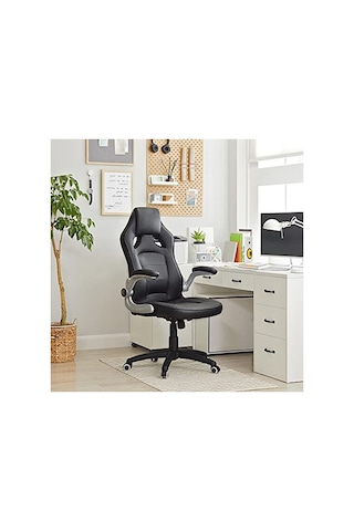 Siyah Ofis Koltuğu, Döner Sandalye, 70 X 65 X 115 Cm Açık Gri