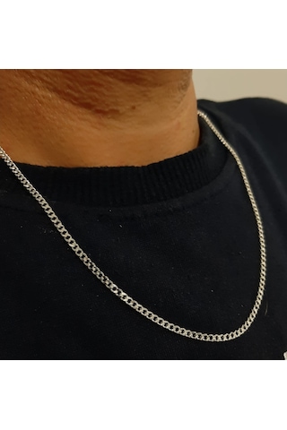 925 Ayar Gümüş Gurmet Model Zincir Kolye (524041106)