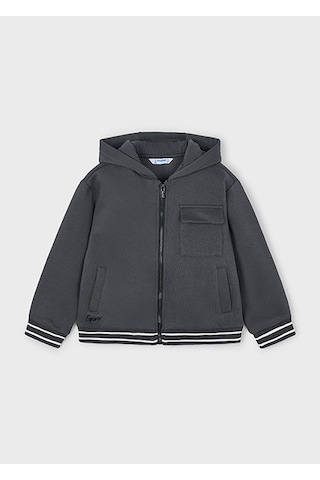 Mayoral Gri Erkek Çocuk Fermuarlı Sweatshirt 4427 Gri
