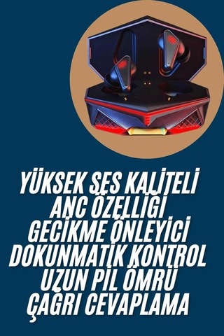 Mey İthalat Profesyonel Tws Işıklı Kablosuz Bluetooth Kulaklık Kulaklığı Diğer