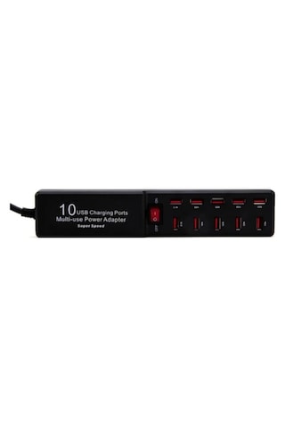 Buğz 10 Portlu Usb Şarj Adaptörü